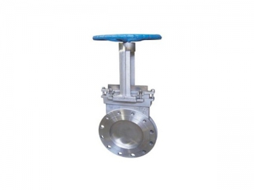 PZ73 Manual Knife Gate Valve <small>(Double Clip Type)</small>
