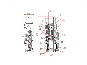 CTB Vacuum Circuit Breaker Operating Mechanism