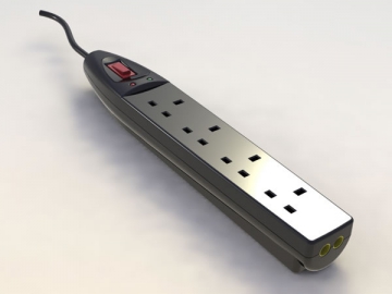 4-Way Extension Socket with Surge Protection