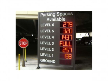LED Parking Garage Signs