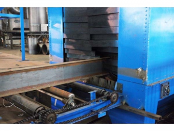 Roller Conveyor Shot Blast Machine for H Shaped Steel