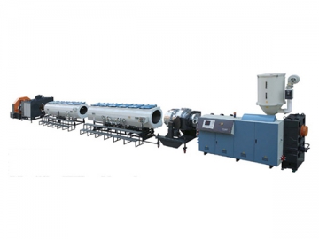 UHMWPE Pipe Extrusion Line<br /> <small>(Wear Resistant Plastic Pipe Extruder, 20-1200mm)</small>