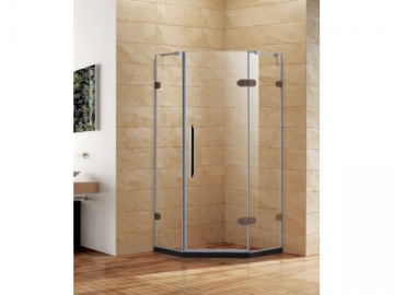 Shower Enclosure <small>(with Hinged Shower Door)</small>
