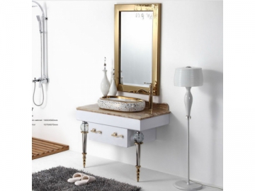 Stainless Steel Cabinet<br /> <small>(European Style Bathroom Vanity Unit)</small>
