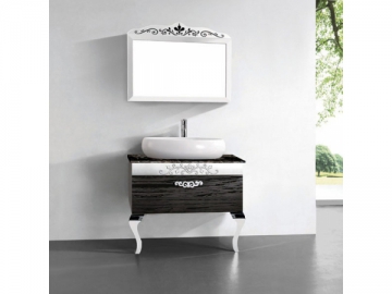 Stainless Steel Cabinet<br /> <small>(European Style Bathroom Vanity Unit)</small>
