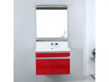 Stainless Steel Cabinet<br /> <small>(Integrated Sink Bathroom Vanity Unit)</small>