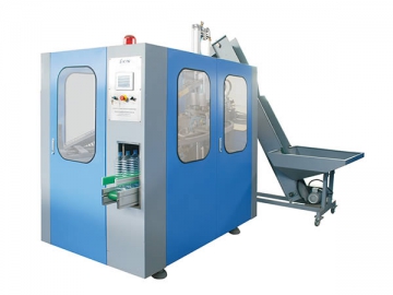 Blow Molding Machine <small>(PET Bottle Machine for Manufacturing 1800-2000 Plastic Bottles per hour)</small>