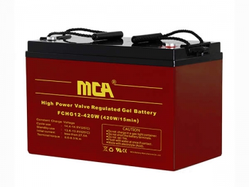 Industrial Battery   <small>(Gel Sealed Lead Acid Battery with High Discharge Rate)</small>