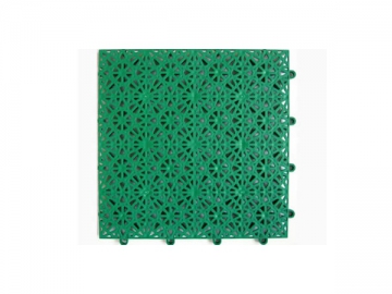 Plastic Interlocking Floor Tiles <small>(For Sports Flooring)</small>