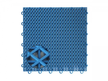 DKLX Plastic Interlocking Floor Tiles <small>(Sports Flooring with Double-Layer Rhomb Pattern)</small>