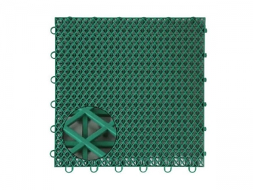 DKLX Plastic Interlocking Floor Tiles <small>(Sports Flooring with Double-Layer Rhomb Pattern)</small>