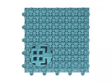 DKTZ Interlocking Plastic Floor Tiles <small>(Anti Slip Flooring with Criss-Cross Pattern)</small>