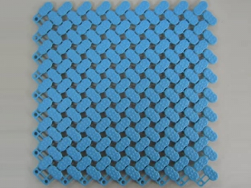 DKJY Interlocking Plastic Floor Tiles <small>(Anti Slip Flooring with Foot-Shaped Pattern)</small>