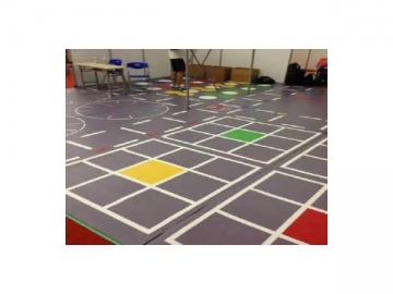 Interlocking PVC Floor Tiles <small>(Exercise Mats and Gym Flooring with Custom Pattern)</small>