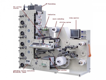 Flexographic Printing Press <small>(RY480 Label Printing Machine)</small>