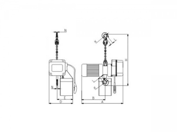 Electric Chain Hoist <small>(PDH Stage Hoist)</small>