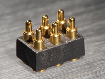Vertical Spring-Loaded Connector (6 Pin)