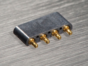 Right Angle Spring-Loaded Connector (4 Pin)