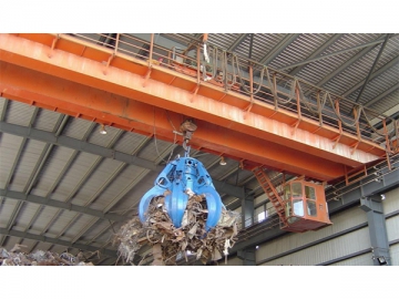 Waste Handling Crane <small>(with Grab)</small>