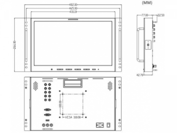 Rackmount Monitor, TL-S1730HD/NP