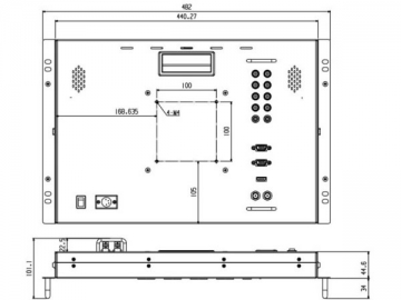 Rackmount Monitor, TL-S1850HD/SD