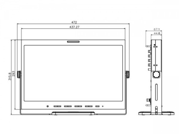 Desktop Monitor, TL-S1850HD/SD
