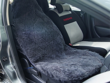 Patchwork Sheepskin Car Seat Cover