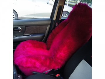 Sheepskin Car Seat Cover, Purple/Blue/Pink