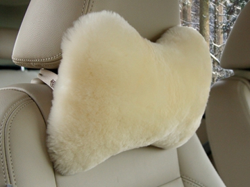 Sheepskin Neck Pillow <small>(for Car Seat)</small>
