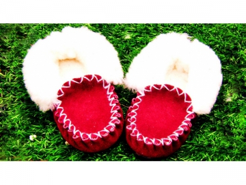 Sheepskin Winter Shoes <small>(for Children)</small>
