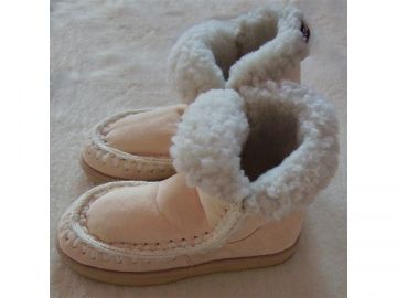 Faux Wool Snow Boots