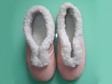 Faux Wool Casual Shoes
