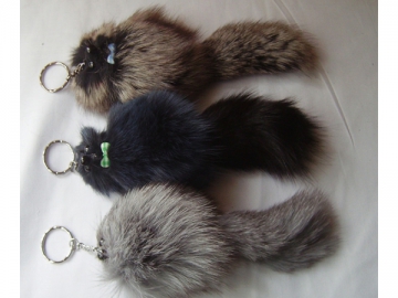 Fox Fur Keyring