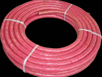 Corrugated Rubber Air Hose (Blue/Red/Yellow)