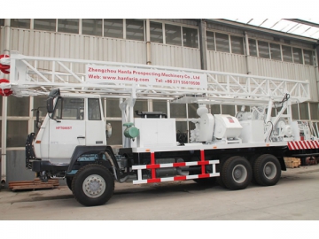Truck Mounted Water Well Drilling Rig, HFT600ST