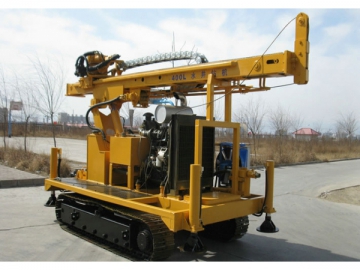 Track Mounted Water Well Drilling Rig, HF400L