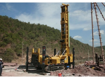 Track Mounted Water Well Drilling Rig, HF1100Y