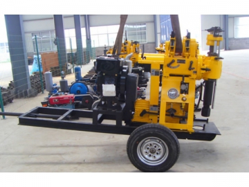 Trailer Mounted Water Well Drilling Rig, HF130