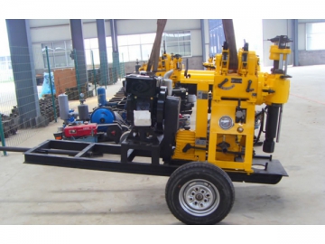 Trailer Mounted Water Well Drilling Rig, HF150