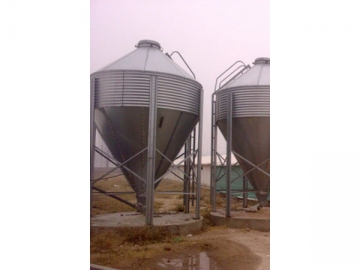 Poultry Feeding System <small>(with Auger Feed Conveying)</small>