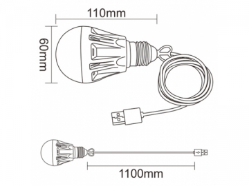 USB Powered LED Bulb