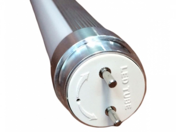 T8 LED Tube with a Metal Rotatable End Cap
