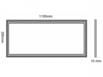 Square LED Panel Light, 295*1195mm 45W