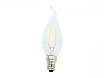 COB LED Filament Bulb E14, 2W/3W