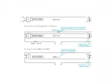 T8 LED Tube (with Isolated Driver), 100-120LM/W