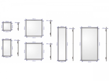 LED Panel with Less Screws