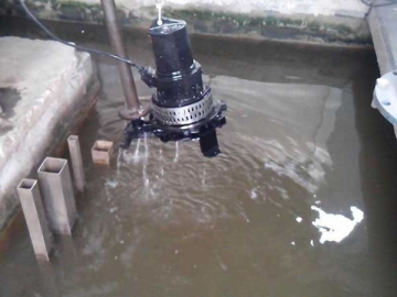 Submersible centrifugal aerator for water treatment