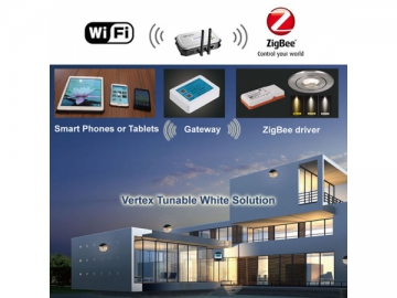 Wifi-Zigbee Lighting Control System, Tunable White