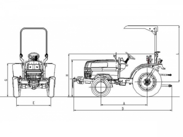 Agricultural Tractor, 20-40 Hp