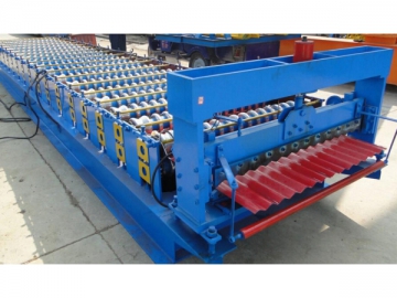 914 Corrugated Sheet Roll Forming Machine